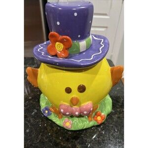 Cracker Barrel Flower Power Cookie Jar